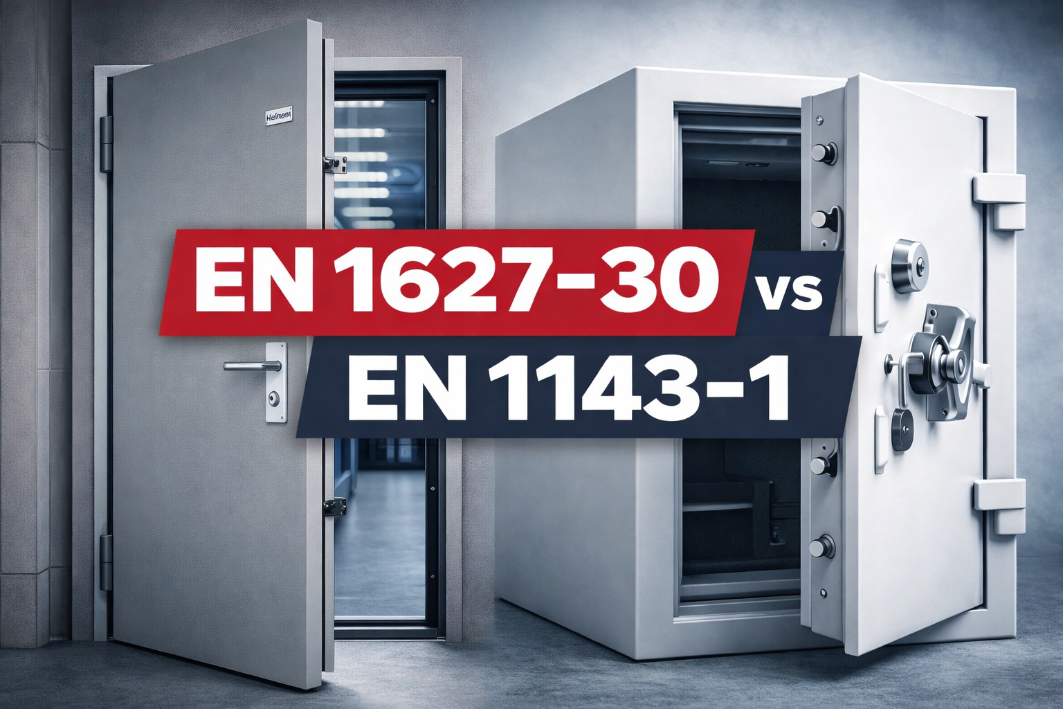 inbraakwerende norm EN-1627-30 versus EN 1143-1 voor kluizen en kluiskamers